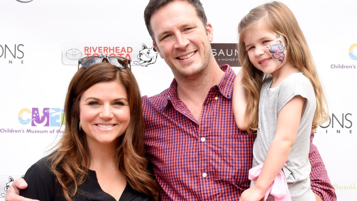 Actors Tiffani Thiessen and Brady Smith, already parents to Harper, have a second child on the way.
