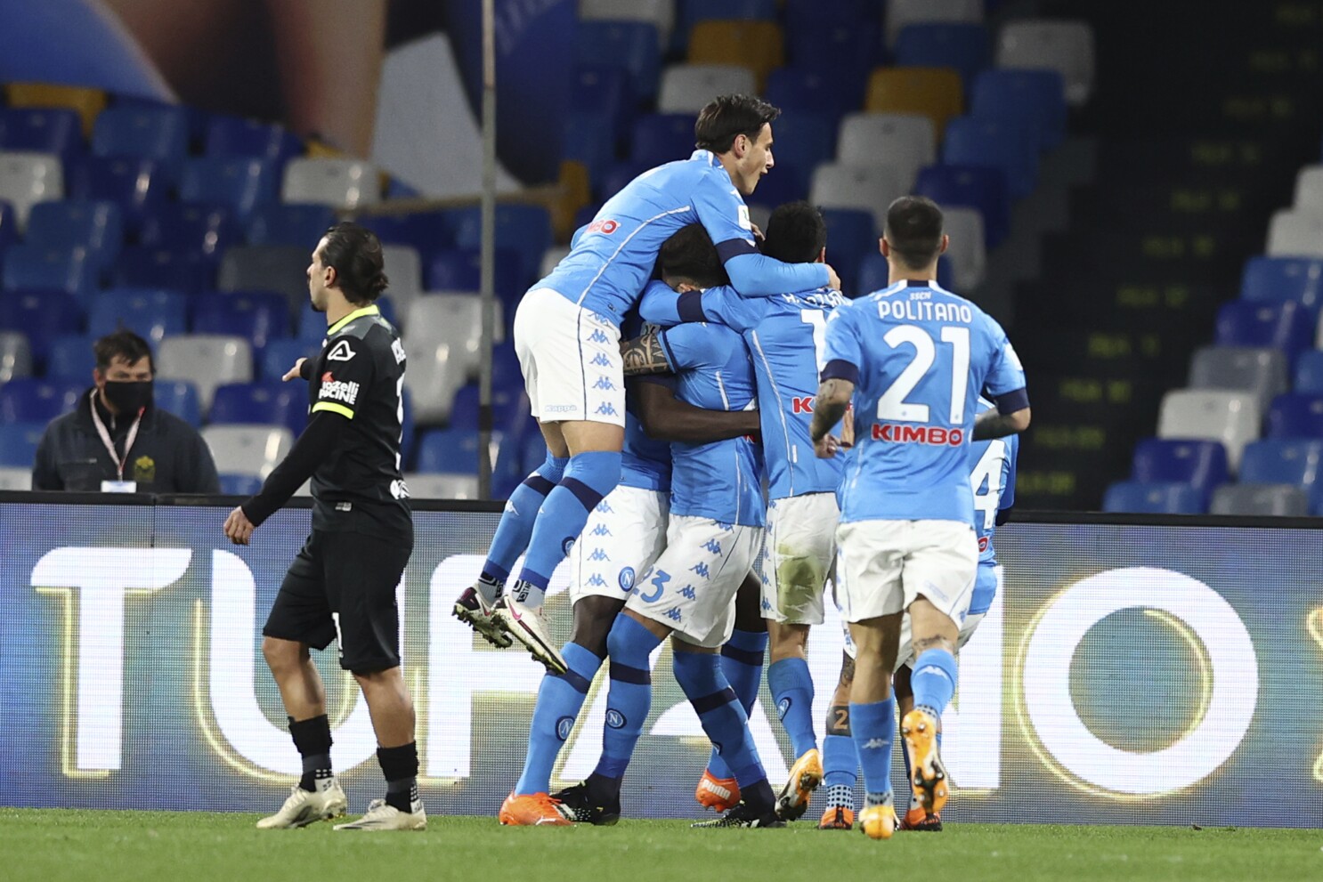 Napoli Beats Spezia 4 2 To Reach Italian Cup Semifinals The San Diego Union Tribune