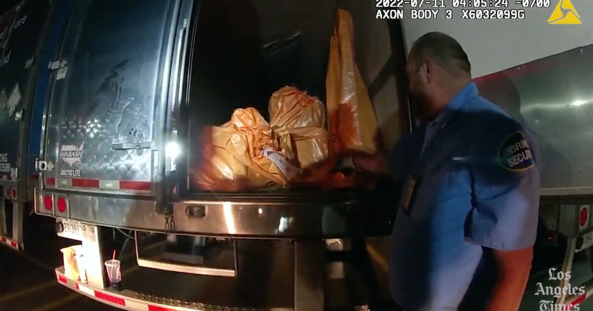 Body-camera footage shows aftermath of multimillion-dollar Brink's big rig heist