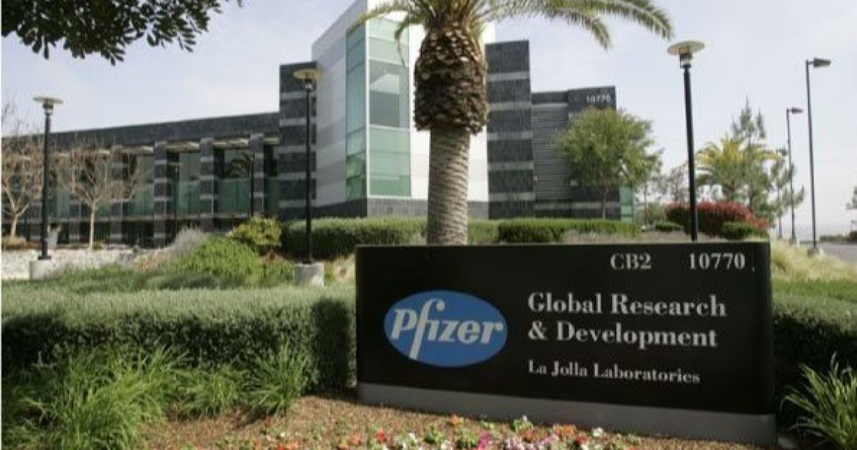 Pfizer adds 100 to cancer research center in La Jolla The San Diego