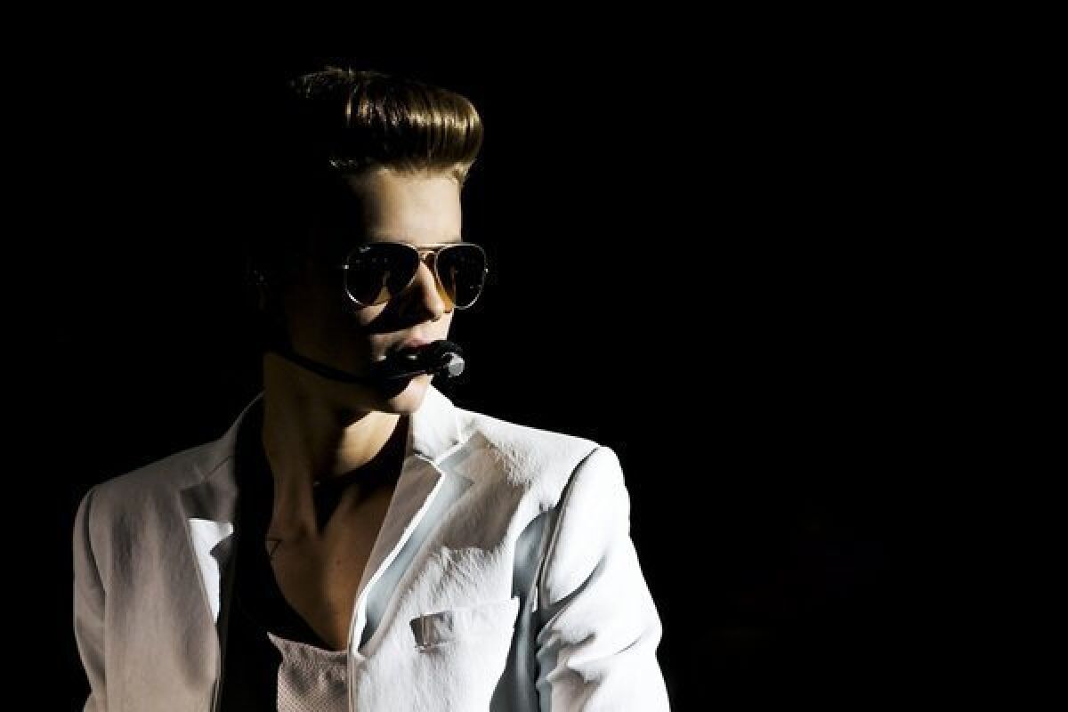 Justin Bieber performs in Lisbon during his "Believe" tour.