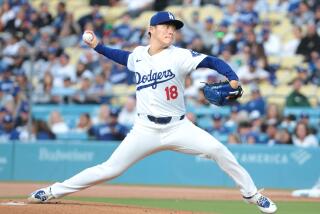 LOS ANGELES, CALIFORNIA May 20, 2024- Dodgers pitcher Yoshinobu Yamamoto.