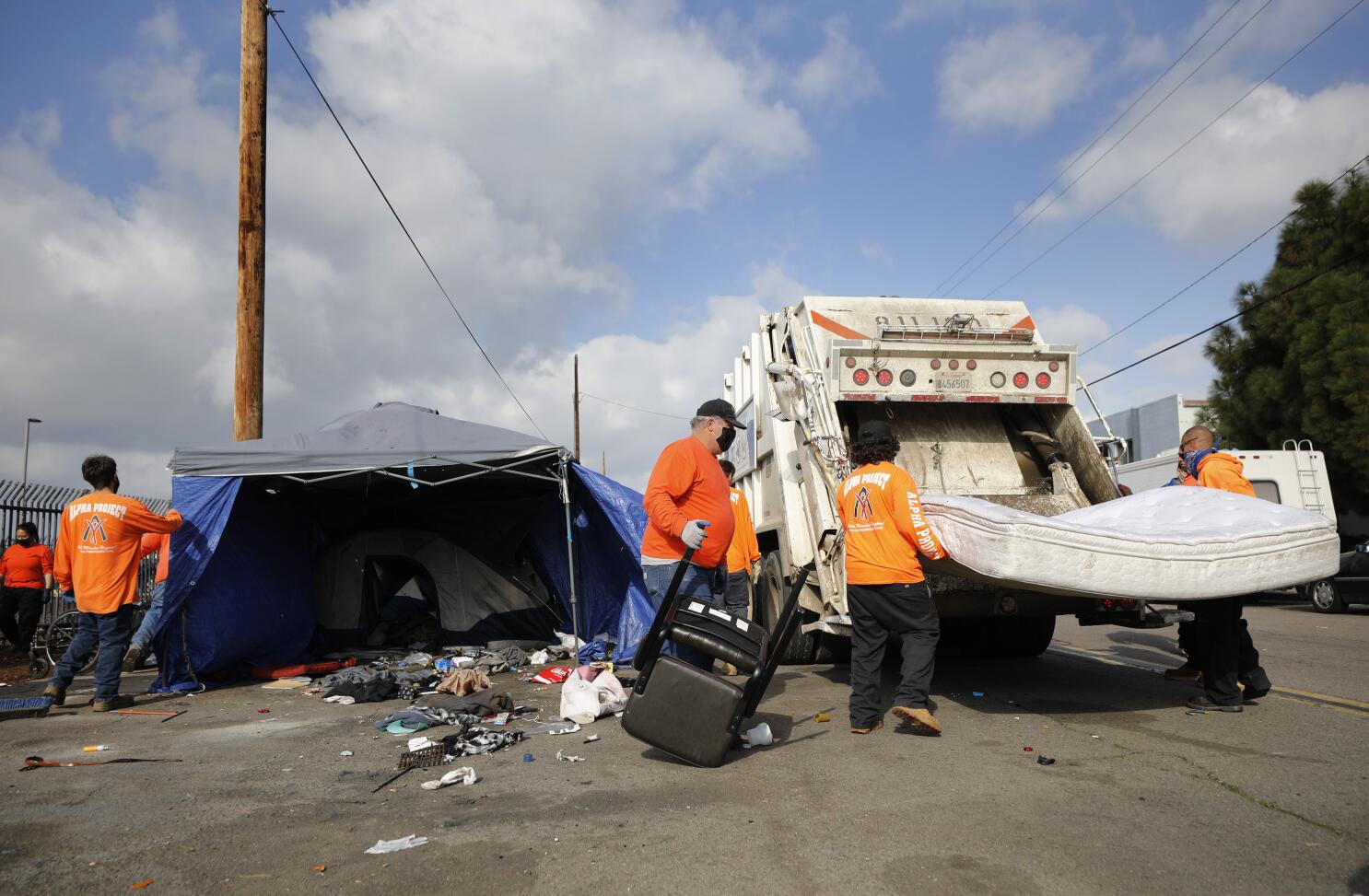 Many homeless take shelter in woods: Area's homeless problem is far from  solved, Archives