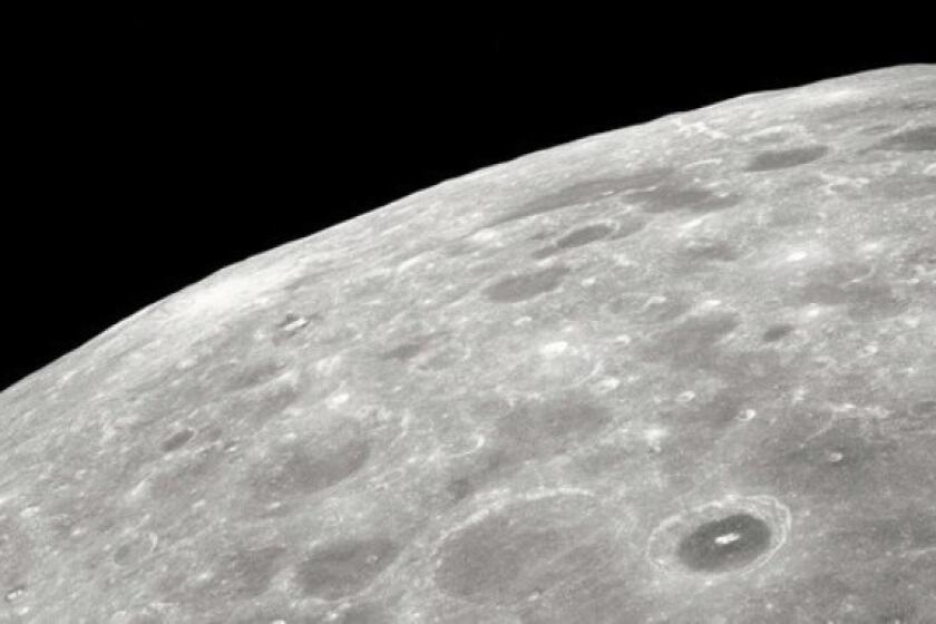 The NASA mission that plunged a rocket into the moon's surface last month detected about 25 gallons of water in the form of vapor and ice -- enough to inspire hope for a lunar colony.