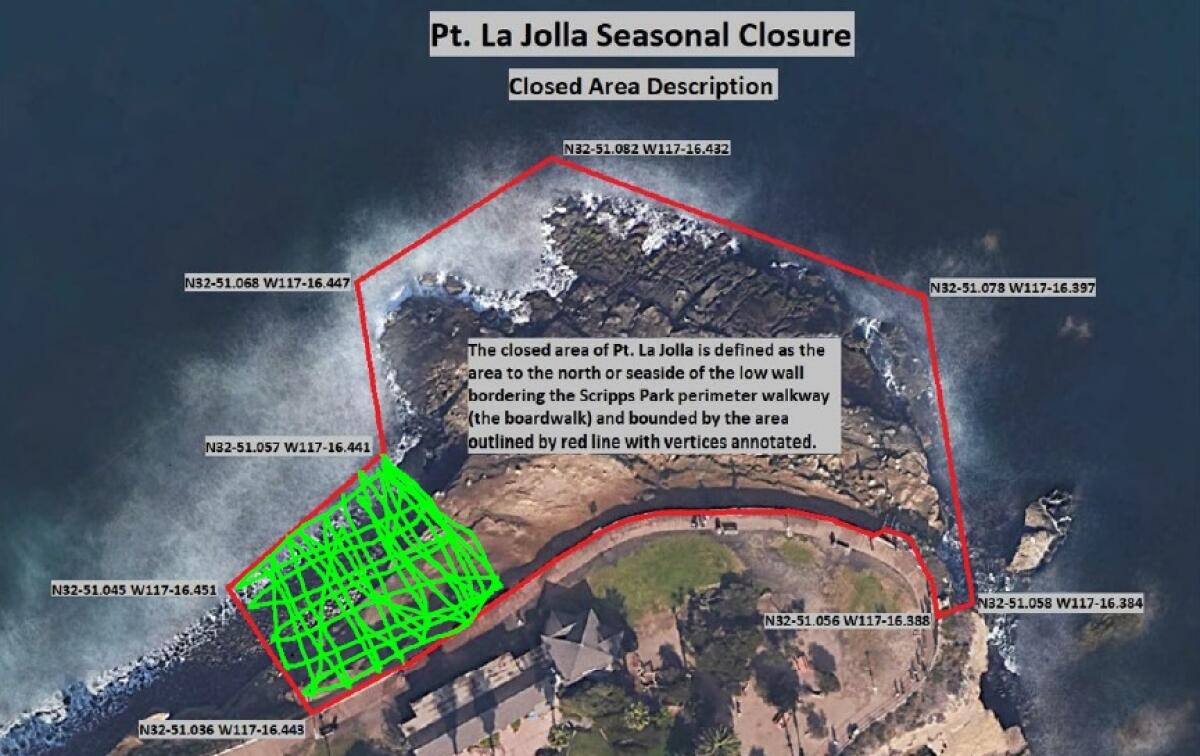 A map of Point La Jolla submitted by Kurt Hoffman 