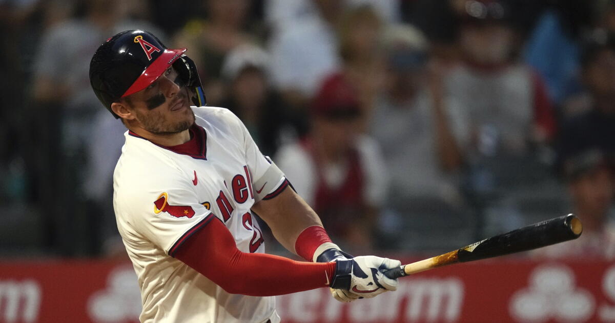 Michael Roth Angels Angels star Mike Trout nearing 400 homers, 1,000 RBIs milestones - Los ...