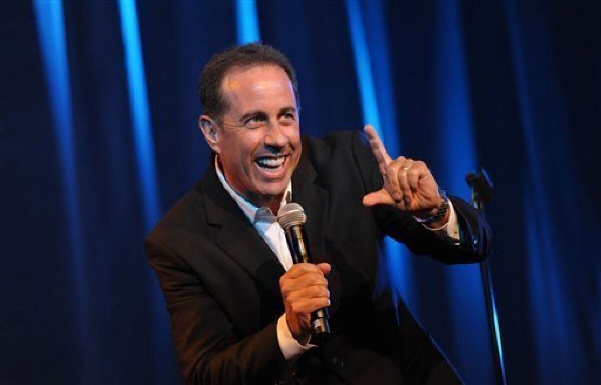 America’s premier comedian, Jerry Seinfeld, will perform two shows on Friday at the San Diego Civic Theatre.