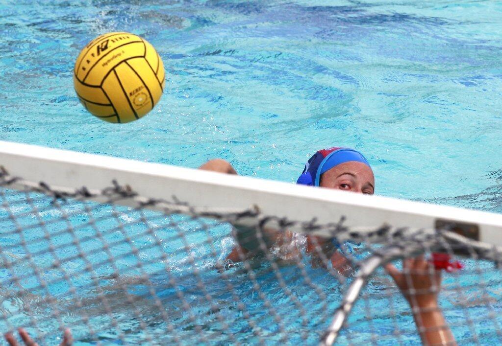 Corona del Mar High's Annie Mortimer shoots late in the game for a score during the quarterfinals of the CIF Southern Section Division 1 playoffs at CdM on Saturday.