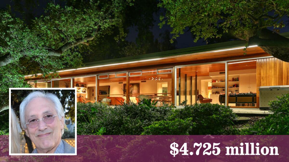 TV writer Steven Bochco has sold his Richard Neutra-designed trophy home in Encino.