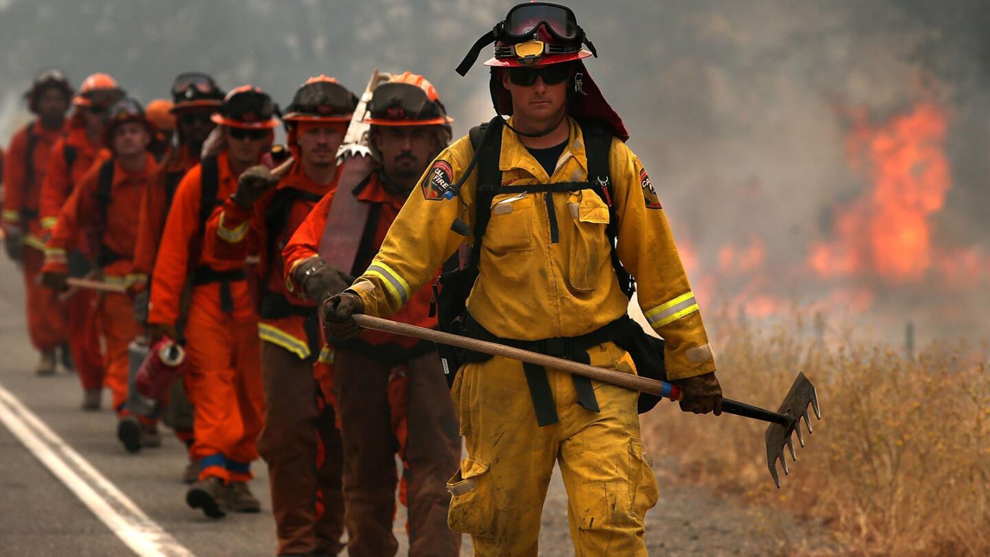 Rocky fire in Northern California