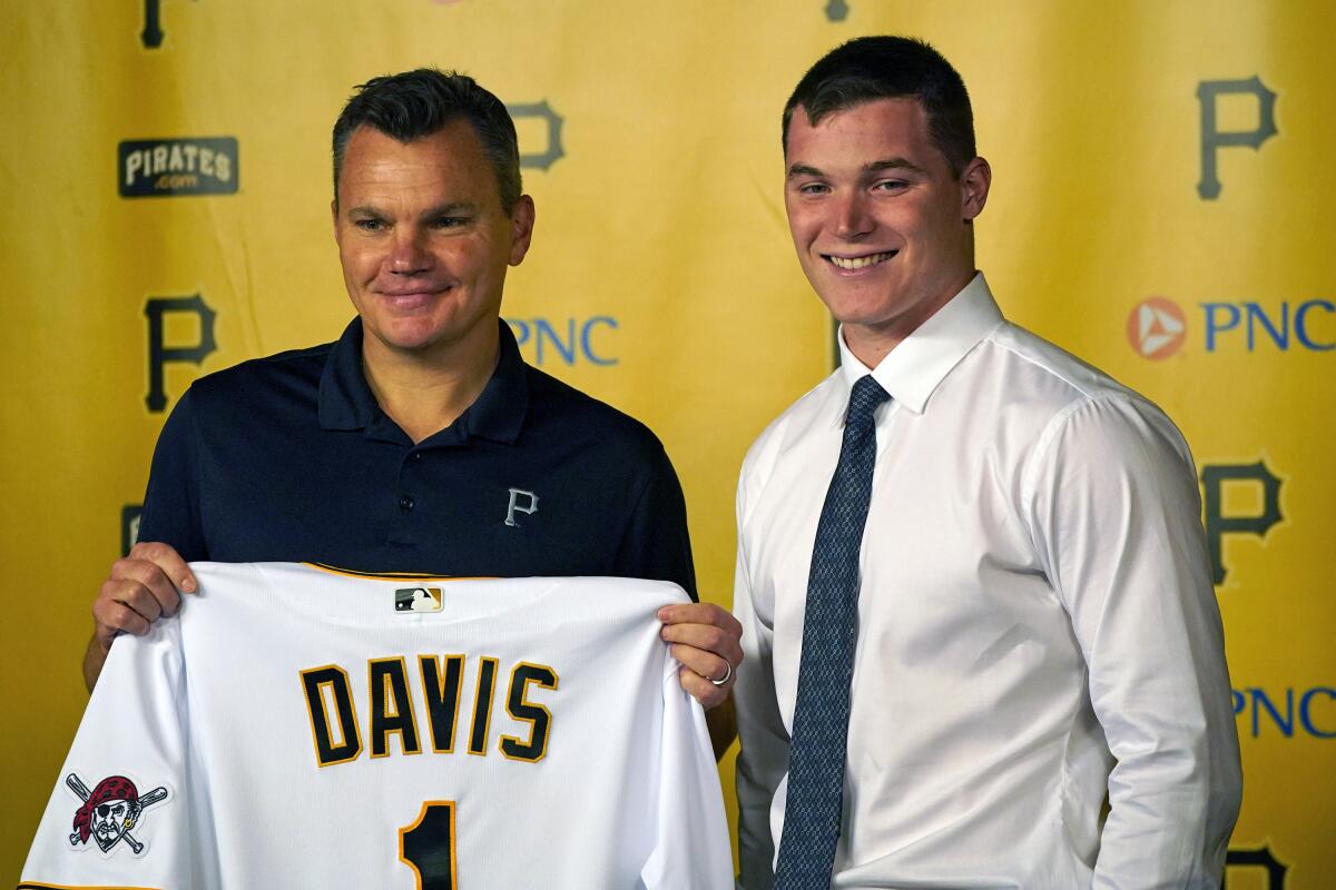 Quick turnaround: Pirates sign top overall pick Henry Davis - The San Diego  Union-Tribune