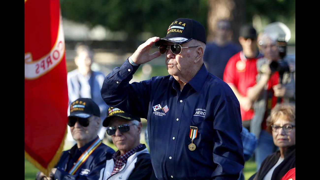 Photo Gallery: Veterans honored at annual Two Strike Park Veteran's Day celebration