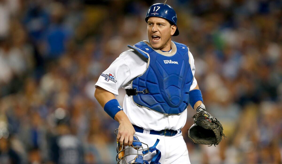 Catcher A.J. Ellis makes his return to the Dodgers' lineup on Wednesday night.