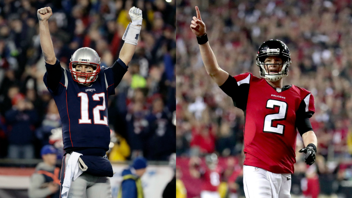 Tom Brady and the New England Patriots take on Matt Ryan and the Atlanta Falcons in Super Bowl LI.