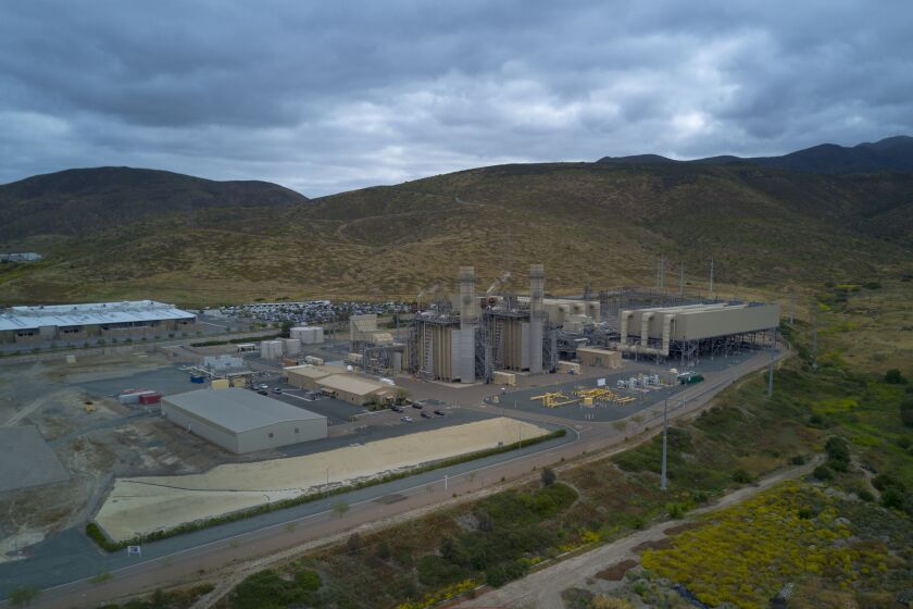 The Otay Mesa Energy Center, the 608-megawatt natural gas-fired, combined-cycle facility near Chula Vista.