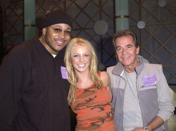 LL Cool J, Britney Spears & Dick Clark at the 28th Annual American Music Awards.