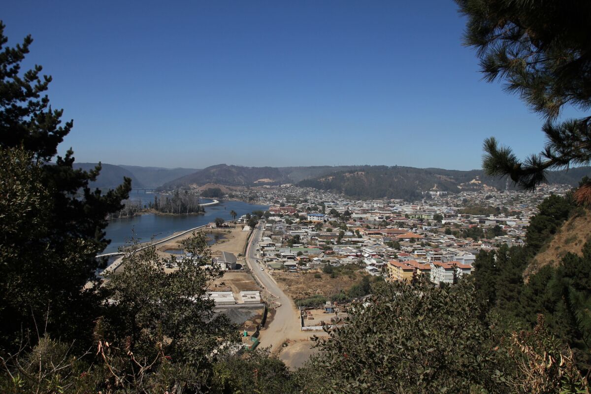 The coastal city of Constitución in Chile was devastated by an earthquake and tsunami that destroyed settlements along the coast. Now the city is rebuilding — but with climate change in mind.