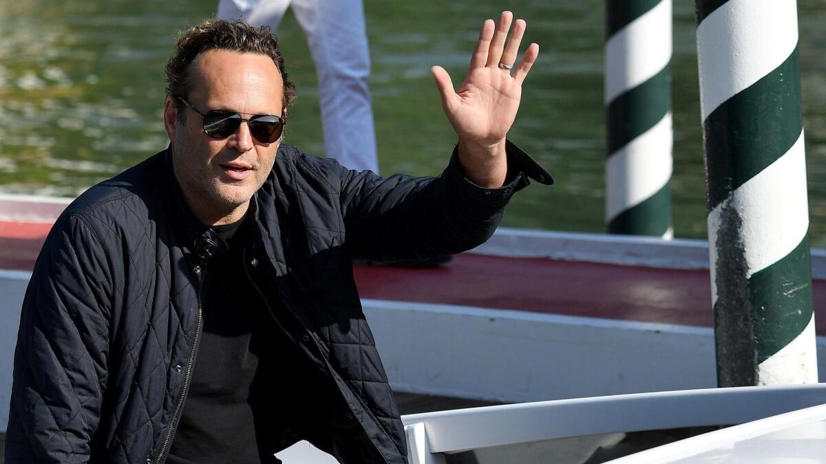 Actor Vince Vaughn is facing misdemeanor charges after he was arrested on suspicion of driving under the influence in June. In this September photo, Vaughn arrives at the Lido Beach for the 75th annual Venice International Film Festival in Italy.