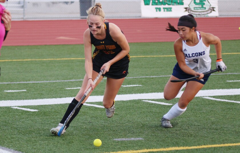 Senior Caitlin Tresse provided an offensive spark for the Falcons.