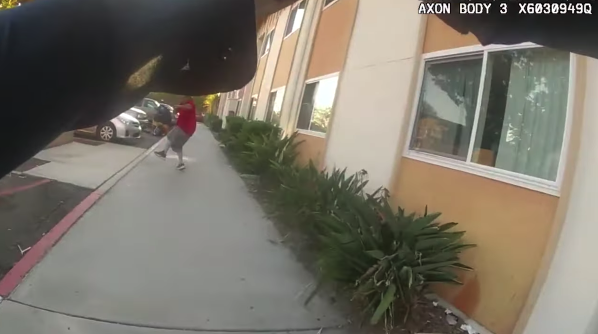 Video that shows an officer shoot at a man who ran from officers on July 7 in Bay Terraces.