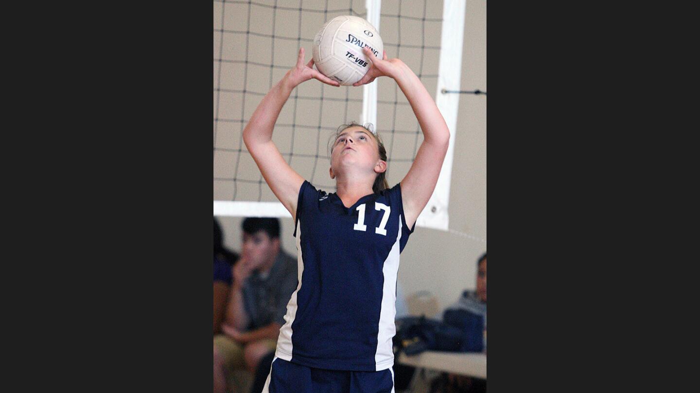 Photo Gallery: Holy Family vs. St. Monica Academy girls' volleyball