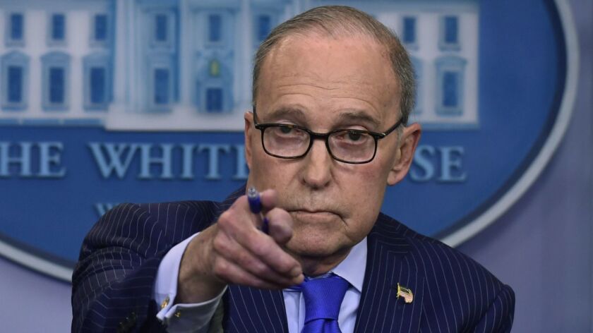 Larry Kudlow is the director of the White House's National Economic Council.