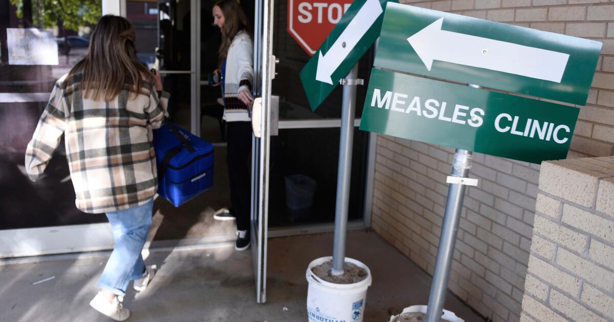 Measles cases jump again in South Carolina, rising to more than 550