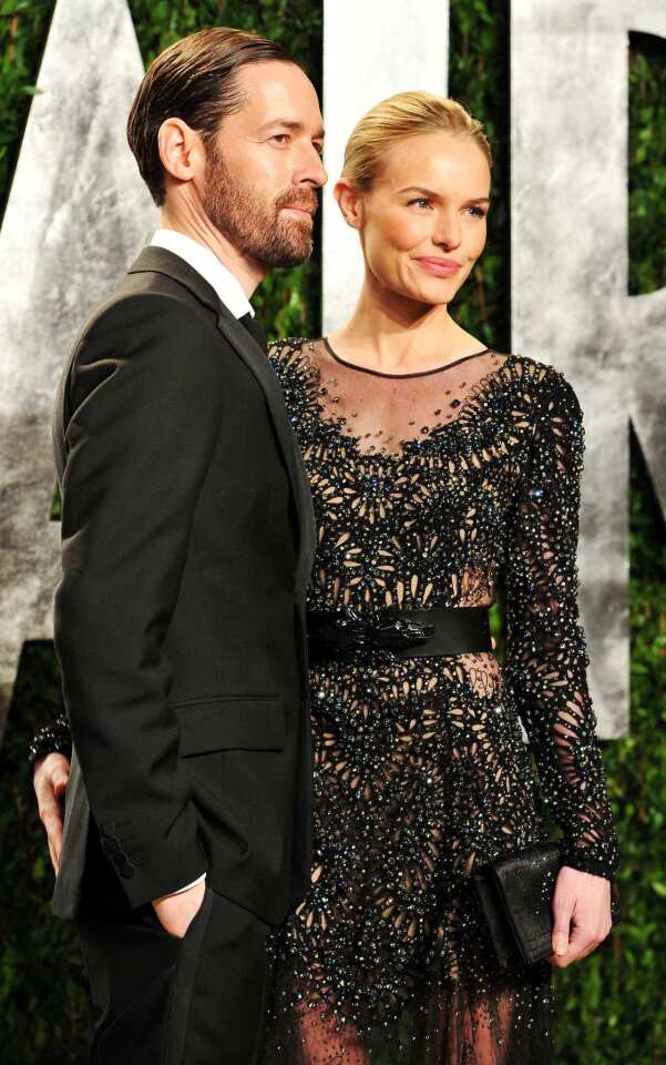 Writer-director Michael Polish, left, and actress Kate Bosworth.