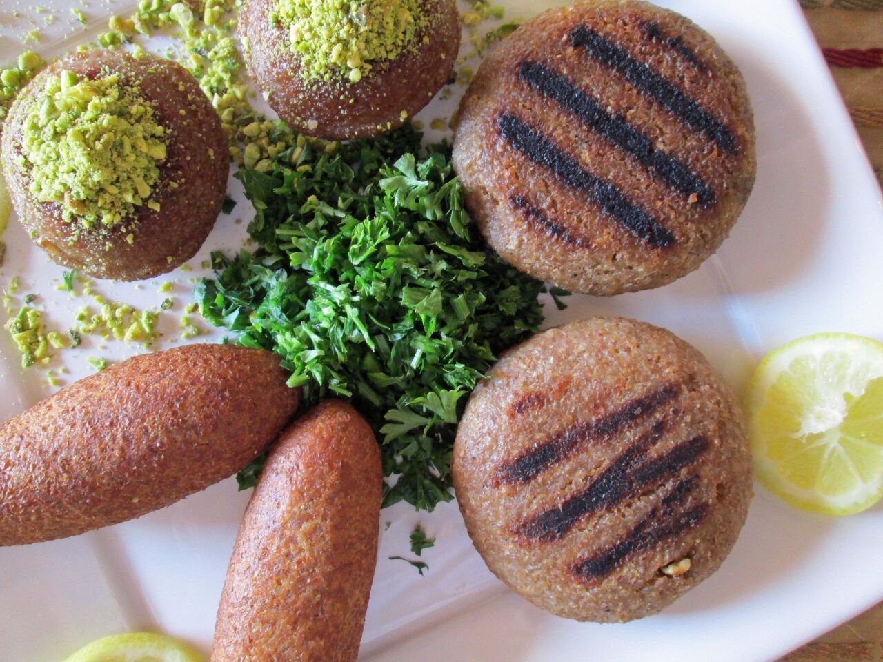 Aleppo's Kitchen serves several kibbe varieties.