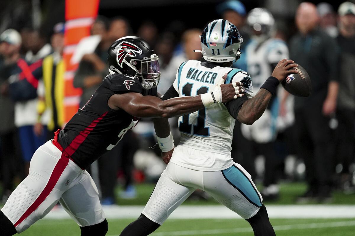 Walker, Panthers look to bounce back vs 1st-place Falcons - The San Diego  Union-Tribune