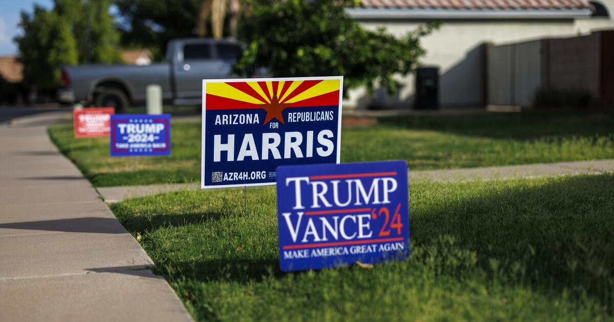 Dueling yard signs, shifting loyalties and the quest for Mormon votes in Arizona