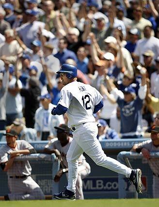 Jeff Kent, Dodgers opening day