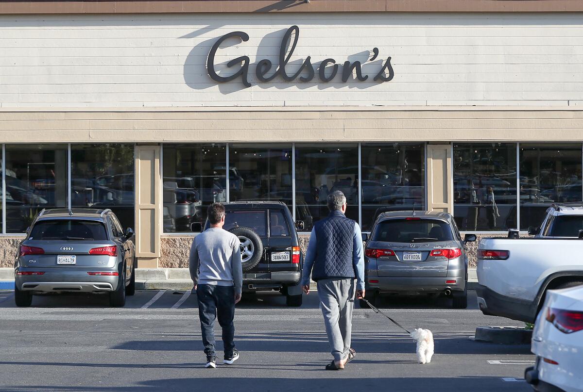 The Gelson's supermarket in South Laguna will permanently close at the end of business on Saturday.