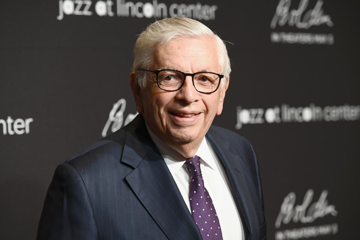 Former NBA Commissioner David Stern attends a gala at Lincoln Center in New York on April 17.