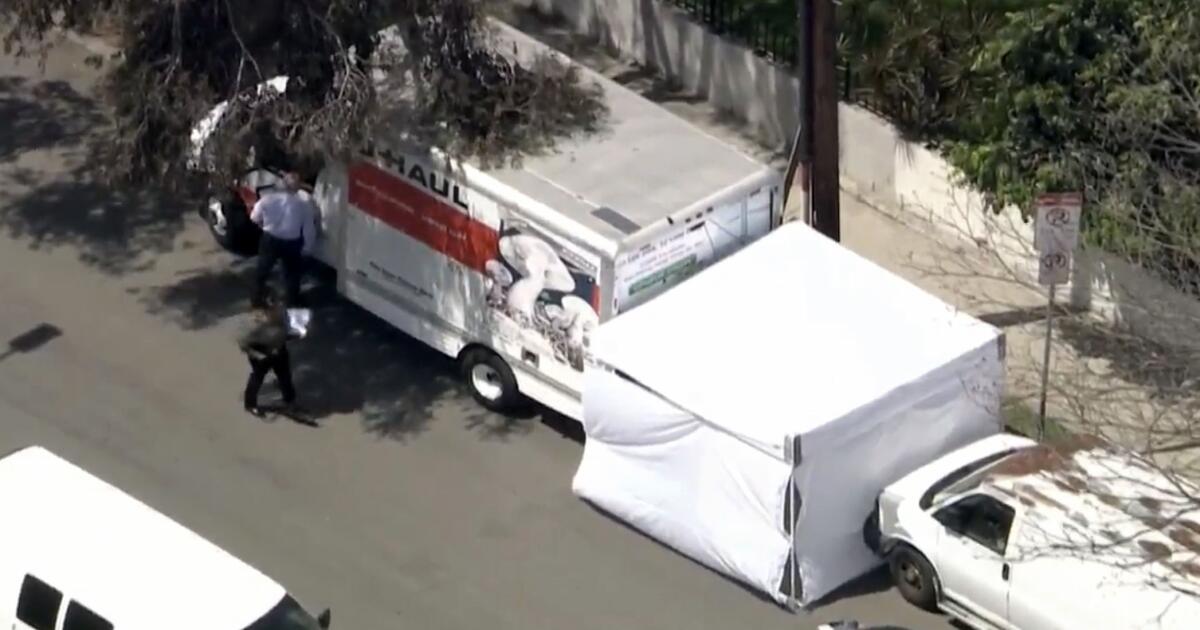 Gruesome discovery: A body in a stolen moving van in Mid-City
