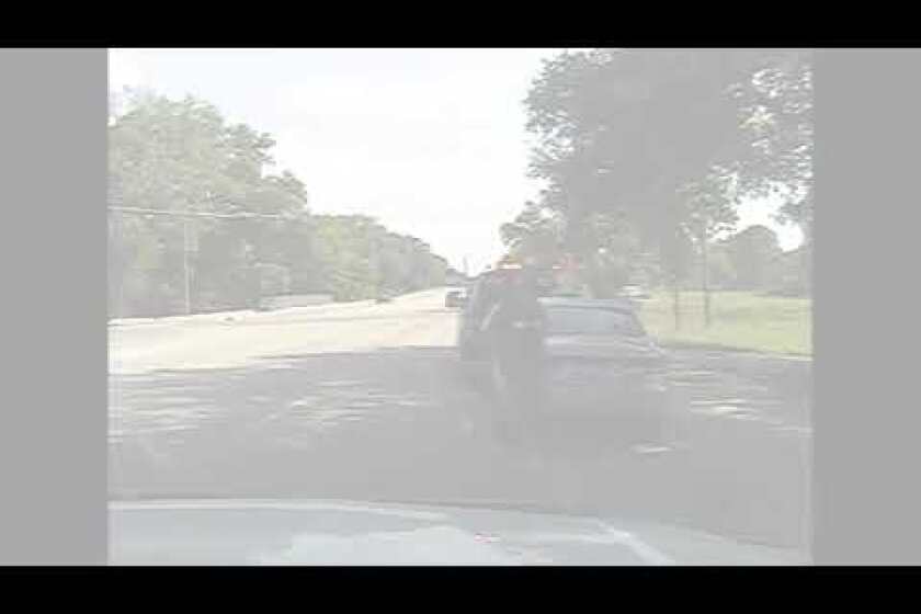 Dashcam footage from Sandra Bland's traffic stop