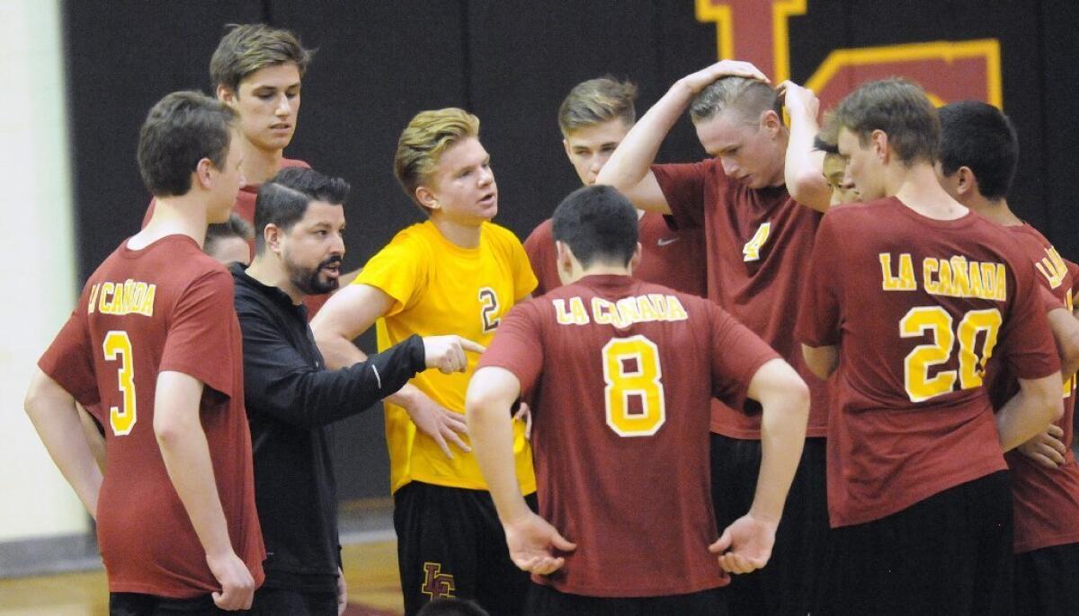 La Canada High's boys' volleyball team rebounded to win its CIF Southern Section Division II first-round match in four games on Tuesday.