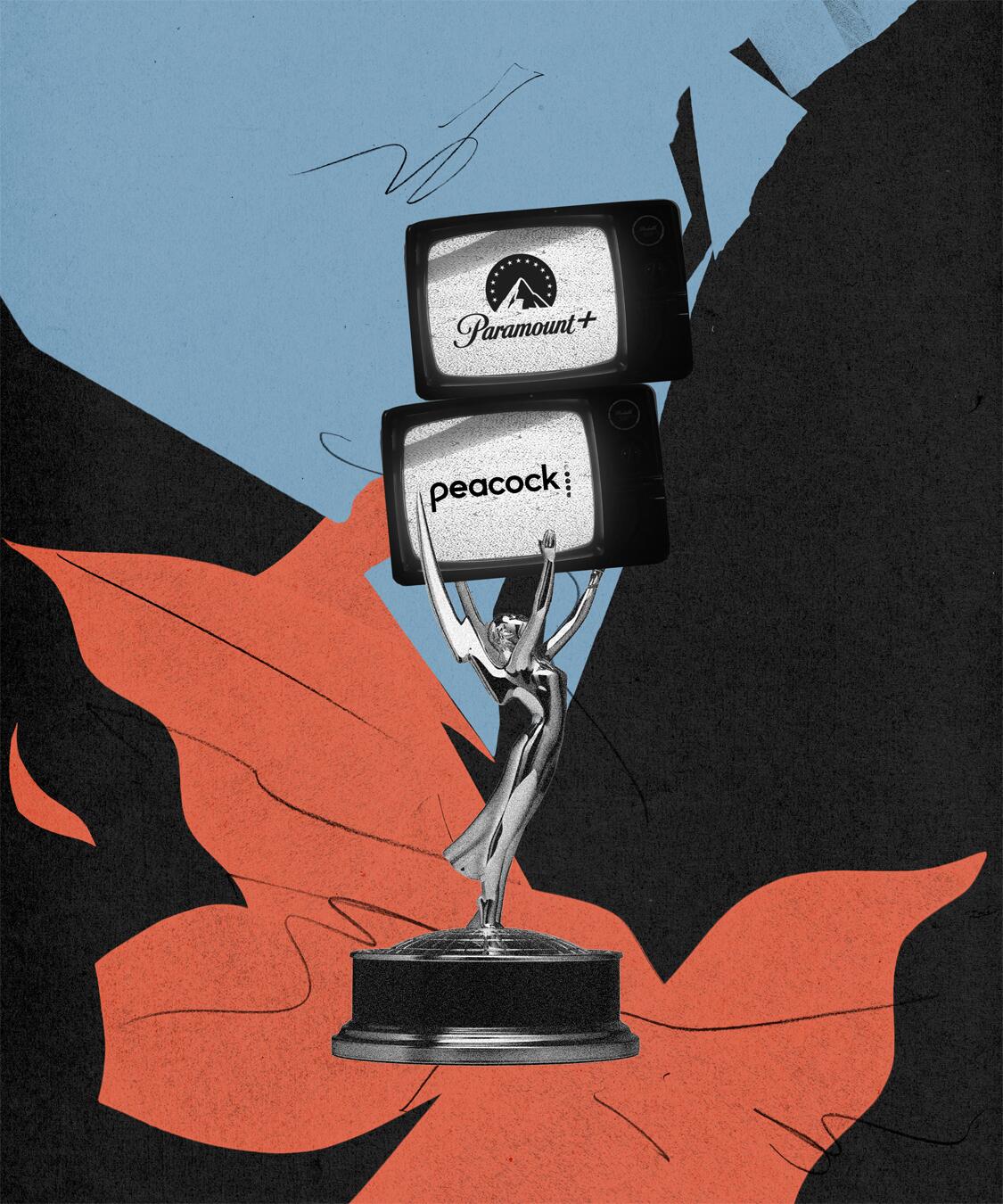 As streaming wars wear on, Emmy success could give Peacock and Paramount+ a boost