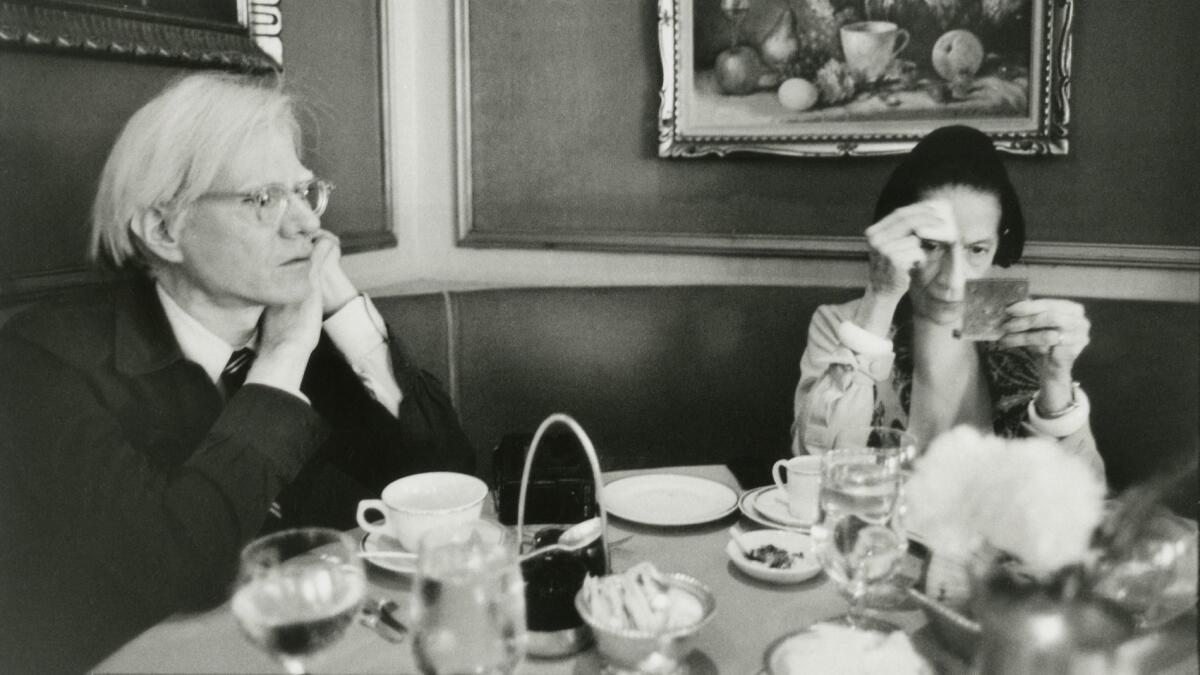 Andy Warhol and Diana Vreeland in New York in 1976, from “Annie Leibovitz, The Early Years, 1970 - 1983.”