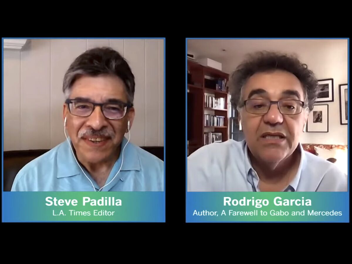 Filmmaker Rodrigo Garcia and editor Steve Padilla discuss"A Farewell to Gabo and Mercedes." 