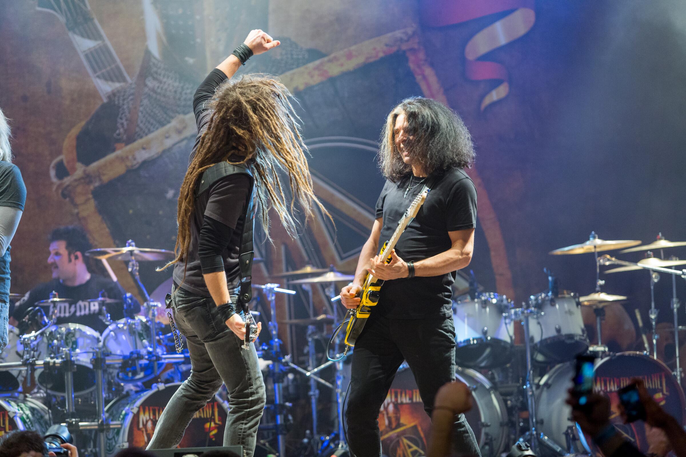 Kyle Sanders, de HELLYEAHm y Alex Skolnick, de Testament