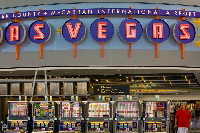McCarran International Airport in Las Vegas.