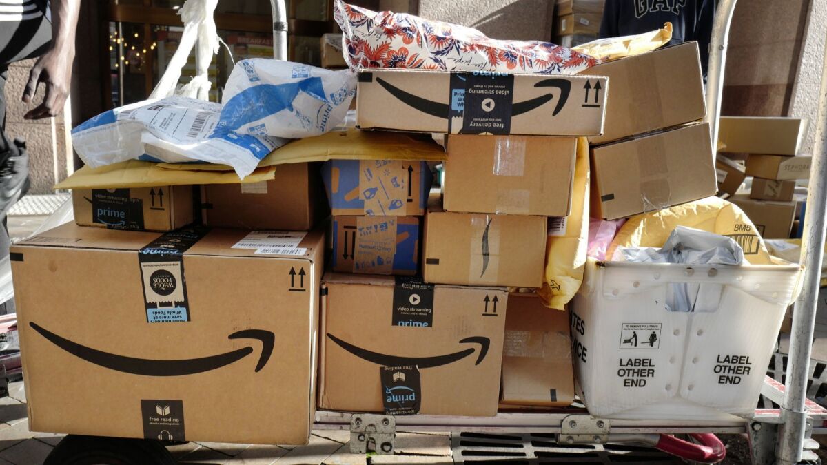 Amazon Prime boxes 