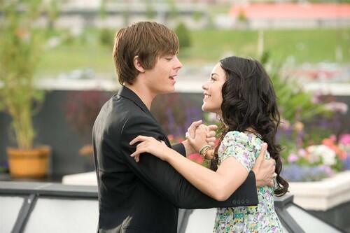 Zac Efron and Vanessa Hudgens in " High School Musical 3: Senior Year."