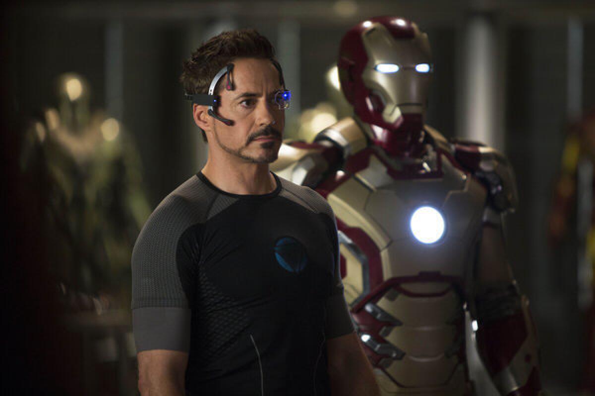 Robert Downey Jr. as Tony Stark in "Iron Man 3."