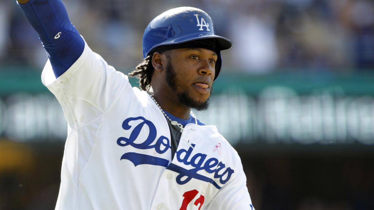 Dodgers shorstop Hanley Ramirez was back in the lineup for Tuesday's game against the Cincinnati Reds.