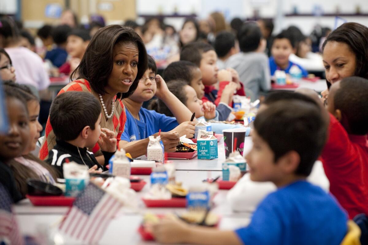 School cafeterias tend to be crowded and noisy, which can make them dangerous in emergencies.