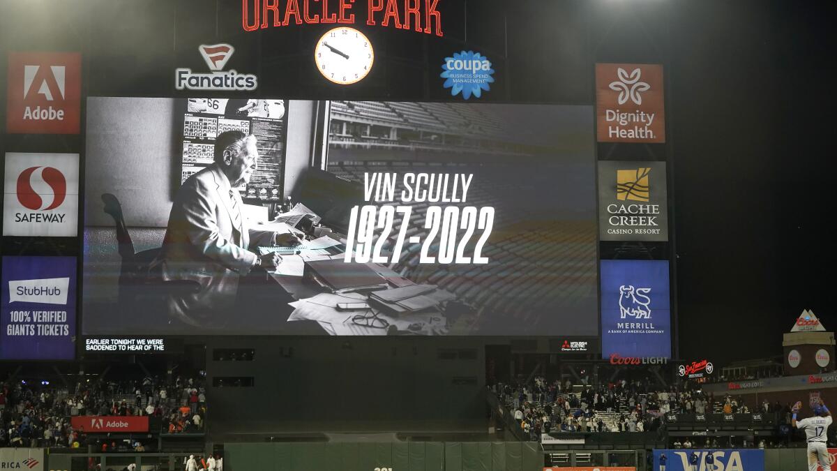Vin Scully Inducted into Dodgers' Ring of Honor, News, Scores, Highlights,  Stats, and Rumors