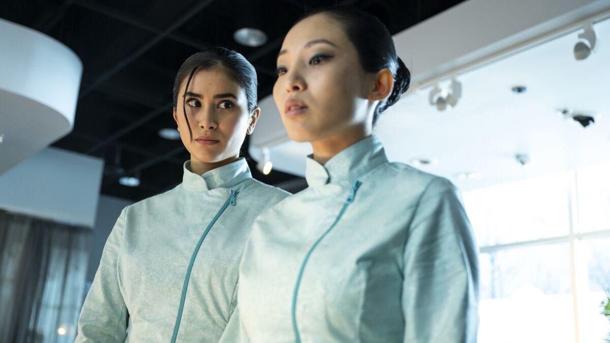 Chiara Guzzo, and Christin Park in "Two Sentence Horror Stories"