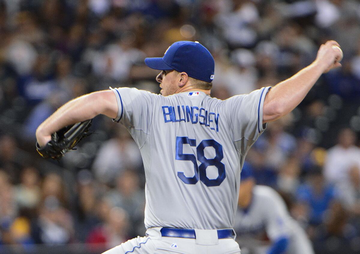 Dodgers starting pitcher Chad Billingsley will undergo Tommy John elbow surgery.